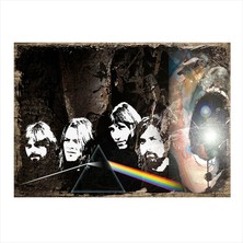 Cakasepetim Ahşap Tablo Pink Floyd