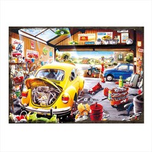 Cakasepetim Ahşap Tablo Araba Tamirhanesi