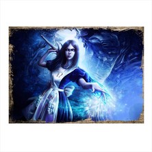 Cakasepetim Ahşap Tablo Alice: Madness Returns