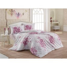 Kristal Tek Kişilik Nevresim Takımı Henna Mürdüm