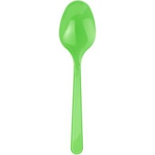 Kikajoy    Roll Up Plastik Kaşık Yeşil 10 Adet