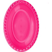Kikajoy    Roll Up Oval Fuşya Plastik Kase