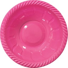 Kikajoy    Roll Up Yuvarlak Fuşya Plastik Kase