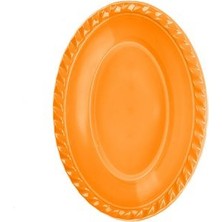 Kikajoy    Roll Up Oval Turuncu Plastik Kase