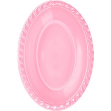 Kikajoy    Roll Up Oval Pembe Plastik Kase