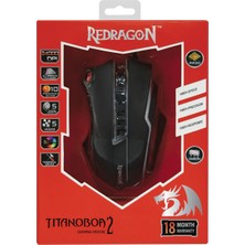 Redragon Titanoboa2 Oyuncu Mouse Kırmızı 70250