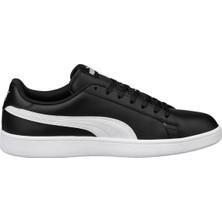 Puma Smash V2 L Siyah Beyaz Erkek Deri Sneaker Ayakkabı