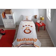 Taç Lisanslı Tek Kişilik Pike Takımı Galatasaray Yıldız Logo