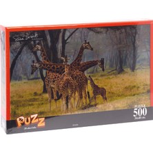 Puzz K.Color 34*49 500 lü Yapboz Zürafa (Süha Derbent)