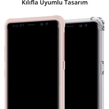 Spigen Samsung Galaxy Note 8 Kavisli Cam Ekran Koruyucu Tam Kaplayan GLAS.tR Slim Full Cover Black - 587GL22612