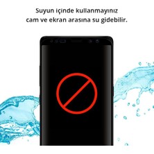 Spigen Samsung Galaxy Note 8 Kavisli Cam Ekran Koruyucu Tam Kaplayan GLAS.tR Slim Full Cover Black - 587GL22612