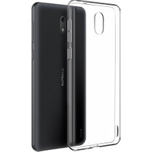 Microcase Nokia 2 Ultra İnce Silikon Kılıf + Tempered Cam