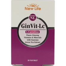 New Life GinVit-Lc L- Carnitine 30 Film Tablet