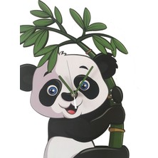 Good Time Panda Sallanır Sarkaçlı Duvar Saati