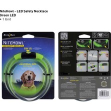 NiteHowl Safety Necklace-Green LED Işıklı Köpek Güvenlik Kolyesi