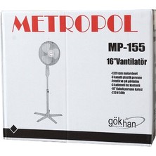 Metropol MP-355 Sanayi Tipi Tripod Ayaklı Vantilatör