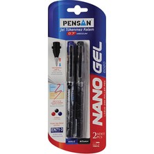 Pensan Nano Jel Tükenmez Kalem 2 Li (Mavi&Siyah)