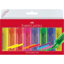 Faber Castell Şeffaf Gövde Fosforlu Kalem 6+2 Poşet 154662