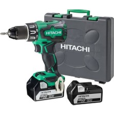 Hitachi DV18DBSL 18Volt/5.0Ah Li-ion Çift Akülü Kömürsüz Profesyonel Darbeli Matkap