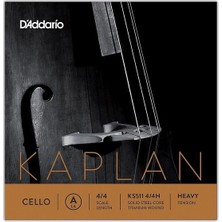 D'Addario KS511 4/4M Kaplan Çello Tek Tel (A)