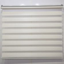 Dekoronyedi Düz Ekru (Açık Krem) Zebra Perde