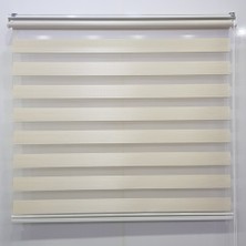 Dekoronyedi Açık Kahve Zebra Perde