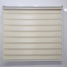 Dekoronyedi Açık Kahve Zebra Perde