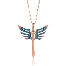 Söğütlü Silver Kılıç Kolye Sgtl3578