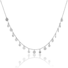 Söğütlü Silver Pullu Ve Zirkon Taşlı Kolye Sgtl5426