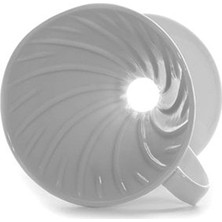 Epinox Seramik Kahve Demleme V60 02 - Beyaz
