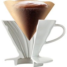Epinox Seramik Kahve Demleme V60 02 - Beyaz
