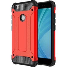 Microsonic Xiaomi Redmi Note 5A Kılıf Rugged Armor Kırmızı