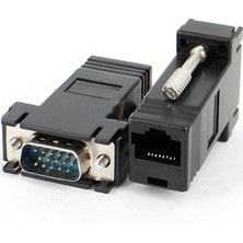 Alfais 5059 Rj45 Vga Ekleme Ek 30 Metre Uzatıcı Cat5/6 Monitör Extender - 2 Adet