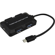 Alfais 5106 Type C Usb 3.1 Usb 3.0 Hub Çoklayıcı Dönüştürücü Switch