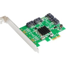 Alfais 4245 Pci Express Pci E 4X Sata 3 Iıı Çoklayıcı Kart 4 Port Hdd