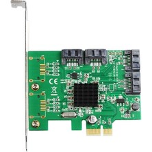 Alfais 4245 Pci Express Pci E 4X Sata 3 Iıı Çoklayıcı Kart 4 Port Hdd