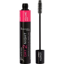 Rimmel London Glam'Eyes Day 2 Night Maskara - 001 Black