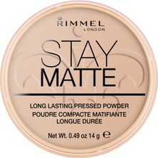 Rimmel London Stay Matte Pressed Pudra Pudra 005 - Silky Beige