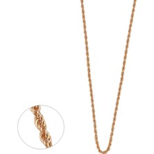 Glorria Gümüş Rose Zincir Kolye