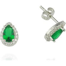 Glorria Gümüş Damla Anturaj Küpe