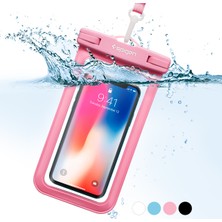 Spigen Universal (Tüm Cihazlarla Uyumlu) IPX8 Sertifikalı Su Geçirmez Kılıf Pink - 000EM23355