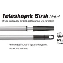 Sgs Profesyonel Teleskopik Alüminyum 3Mt Sırık Sgs6207 (1 Adet)