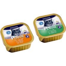 Plaisir 4'lü Karışık Pate Kısır Kedi Maması 100 Gr
