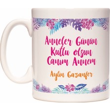 Rock'n Fox Anneler Günü İsme Kişiye Özel Kupa Bardak