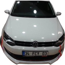 Volkswagen Polo 2010 - 2014 Makyajsız Ön Tampon Ek (Plastik)