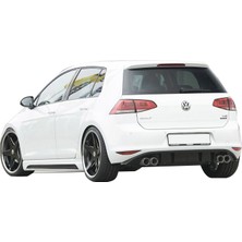 Volkswagen Golf 7 2012 - 2017 Rieger Yan Marşpiyel Seti (Plastik)