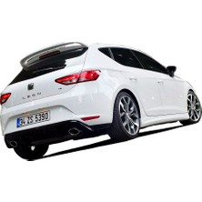 Seat Leon MK3 - 5F 2013 - 2016 Style Arka Tampon Eki - Difüzör (Plastik)