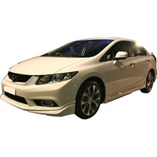 Honda Civic FB7 2012 - 2015 Modulo Black Edition Yan Marşpiyel Seti (Plastik)