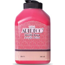 Artdeco Akrilik Ahşap Boyası 500 ml 3015 Ateş Kırmızı