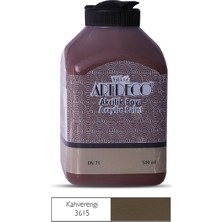 Artdeco Akrilik Ahşap Boyası 500 ml 3615 Kahverengi